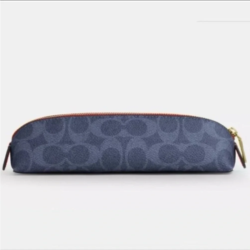 NWT ♥️💙 Coach LIMITED EDITION Signature Coach Notebook & Case • Denim & Bold Red